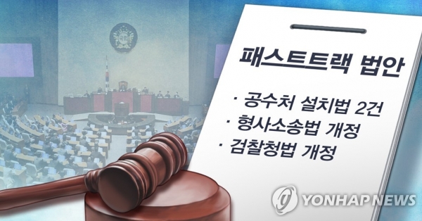 국회 패스트트랙 검찰개혁 법안 처리 (PG)