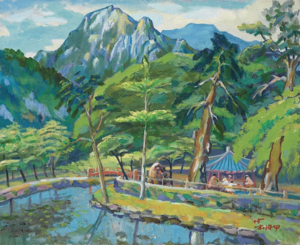 장성 백암산의 여름, 캔버스에 유채, 53x65 cm, 2005