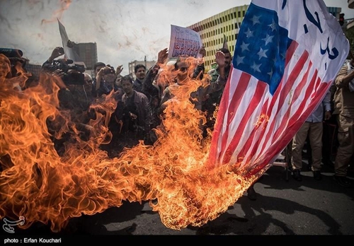 이란 시민의 반미 시위 [타스님뉴스]