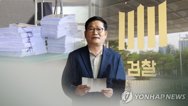 '돈봉투 의혹' 수사 확대…송영길 후원 기업 압수수색 (CG)[연합뉴스TV 제공]