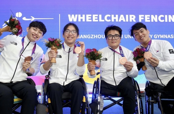 왼쪽부터 류은환, 이진솔, 김건완, 최건우