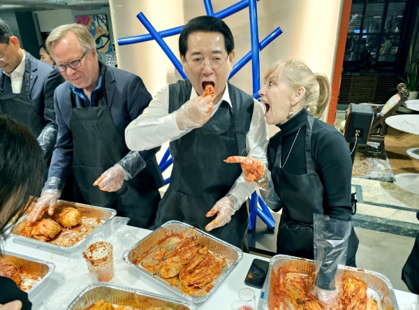 김영록 전남지사 미국 뉴욕에서 남도음식 홍보