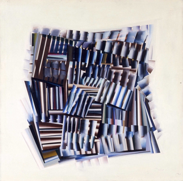 Rhythm, 72-3H, 1972, Oil on canvas, 145.5×145.5cm